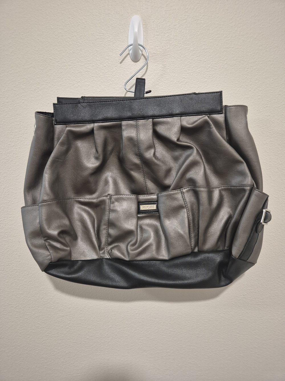 MICHE Handbag in Gray and Black - Stylish Women’s Tote